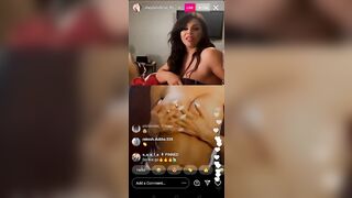 Instagram video call Sheyla Hershey Elisa Colman very sexy