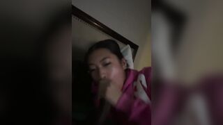 Asian Baddie swallowing bbc :full vid on free OF