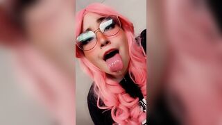 Here are all the ahegao snaps I tease my stepbro with... Would you fuck me if I was your stepsis?