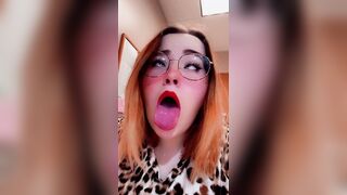 Here are all the ahegao snaps I tease my stepbro with... Would you fuck me if I was your stepsis?