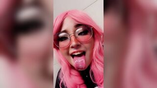 Here are all the ahegao snaps I tease my stepbro with... Would you fuck me if I was your stepsis?