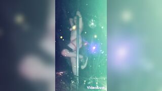 Smoking HOT Pole Dancing (First Time First Pole) Best Of Day & Night Shots!