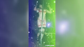 Smoking HOT Pole Dancing (First Time First Pole) Best Of Day & Night Shots!