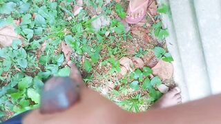 Srilankan Petite Village Girl Outdoor Sex