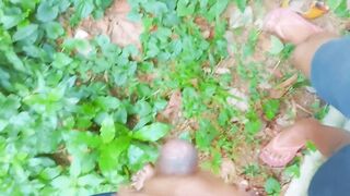 Srilankan Petite Village Girl Outdoor Sex