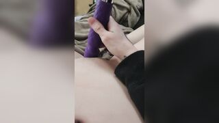 Cumming with my vibrator