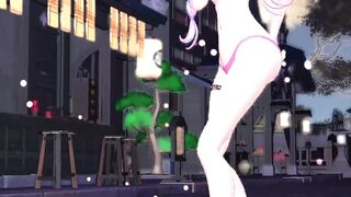 【Hololive MMD】Akua Minato/AOA-Еxcuse me 【For gentlemen】