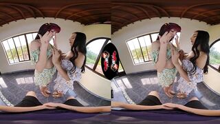 VRLatina - Sexy Hot Latinas Passionate Threesome In VR