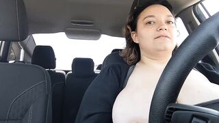 Trying Topless Driving for the First Time!