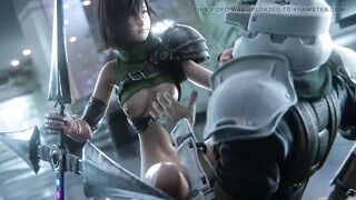 Final Fantasy - Yuffie's Interrogation Techniques (Animation with Sound)