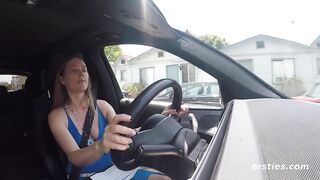 Ersties - Star Masturbates In Her Car