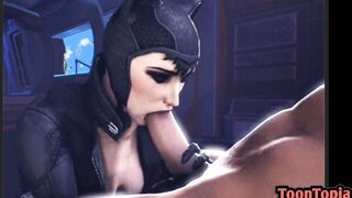 CATWOMAN Hentai Parody - Cartoon Porn