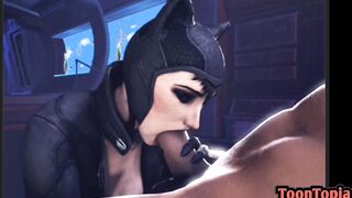 CATWOMAN Hentai Parody - Cartoon Porn