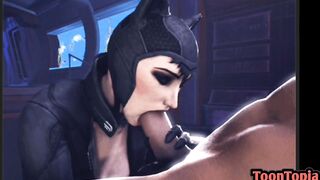 CATWOMAN Hentai Parody - Cartoon Porn