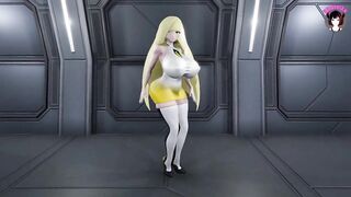 Pokemon - Thick Lusamine - Sexy Dance (3D HENTAI)