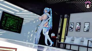 Thick Miku With Huge Tits - Sexy Dance (3D HENTAI)