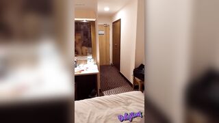 Husband films himself fucking his wife at the hotel