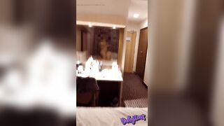 Husband films himself fucking his wife at the hotel