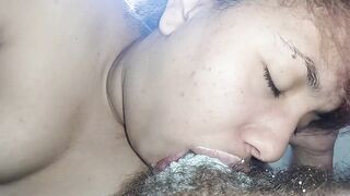 he smears me with his delicious extreme creampie, I love sinking my throat into a dick