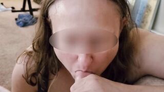 virginia gives great head and gets fucked on her side. with huge creampie... watch till the very end