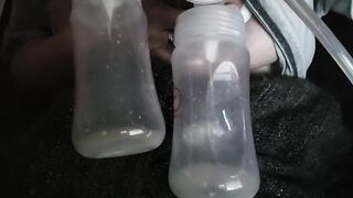 Watch me PUMP/MILKING MYSELF *mini session*