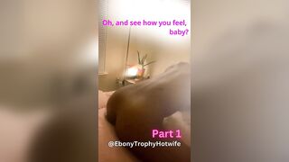 Riding Part 1: Let me show you how I'd ride you, Daddy #submissive #slut #POV