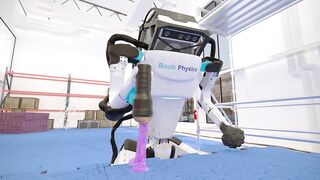 Famous dancing robot jerks off