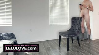 Behind the scenes amateur couple blowjob & facial with jokes & candid chats before/after - Lelu Love