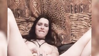 Yennefer Halloween Treat - Masturbating and Real Orgasm