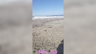 How it Started and How it Ended - I was Flashing on a Beach and A Stranger Asked to Cum on my Feet