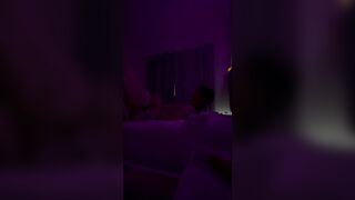 Amateur homemade sex tape with girlfriend in parents bedroom part 2