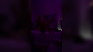 Amateur homemade sex tape with girlfriend in parents bedroom part 2