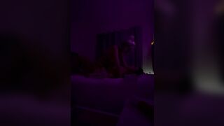 Amateur homemade sex tape with girlfriend in parents bedroom part 2