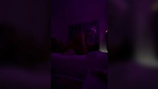 Amateur homemade sex tape with girlfriend in parents bedroom part 2