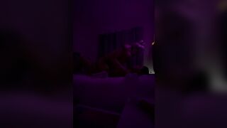 Amateur homemade sex tape with girlfriend in parents bedroom part 2