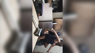 Pocahotass Gets Bent Over Kitchen Oven With Huge Tits And High Heels, White Dude so excite!!!!!!!!!!