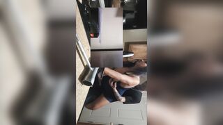 Pocahotass Gets Bent Over Kitchen Oven With Huge Tits And High Heels, White Dude so excite!!!!!!!!!!