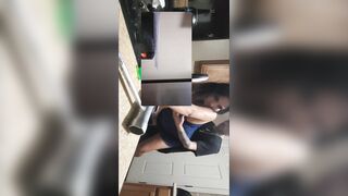 Pocahotass Gets Bent Over Kitchen Oven With Huge Tits And High Heels, White Dude so excite!!!!!!!!!!