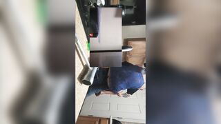 Pocahotass Gets Bent Over Kitchen Oven With Huge Tits And High Heels, White Dude so excite!!!!!!!!!!