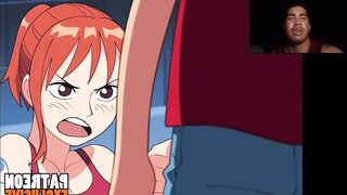 Nami tries to take Luffy's treasure and receives a good uncensored fuck