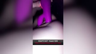 Hot Blonde Babe Masturbate inside the Car - Snapchat Step Mom