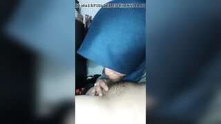 hijab wife blowjob