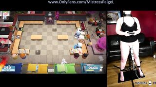 Overcooked Challenge: Cooking and Cumming with Zaps for Failing!