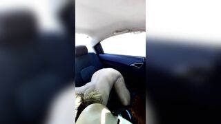 Fucking Cute in Car on Road Trip