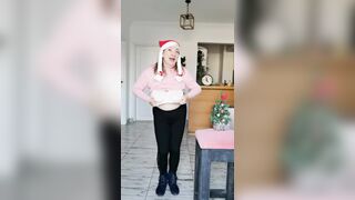 Happy Holiday Striptease huge tits by Milf MariaOld