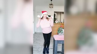 Happy Holiday Striptease huge tits by Milf MariaOld