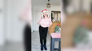 Happy Holiday Striptease huge tits by Milf MariaOld