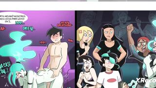 Danny Phantom fucks Ember's pussy before starting the concertxxx