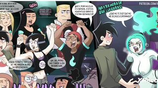 Danny Phantom fucks Ember's pussy before starting the concertxxx