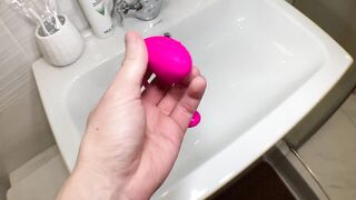 Found her vibrator in the bathroom. I decided to test it on her